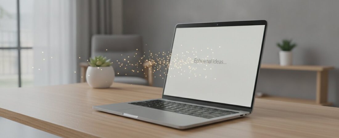 Temporary Browser Notes: A Serene Space for Transient Thoughts